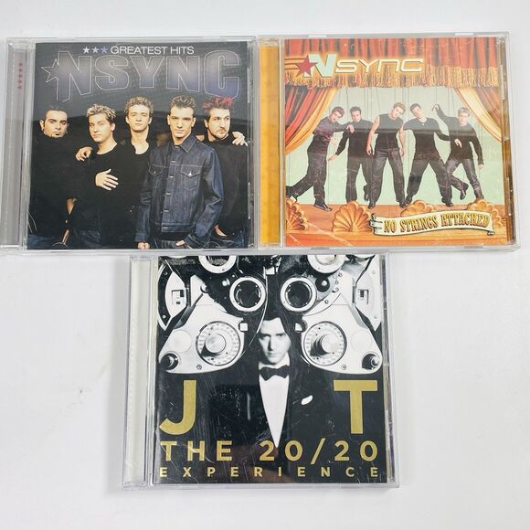 Other - Lot of 3 NSYNC Justin Timberlake CDs No Strings Attached Greatest Hits 20/20 Exp